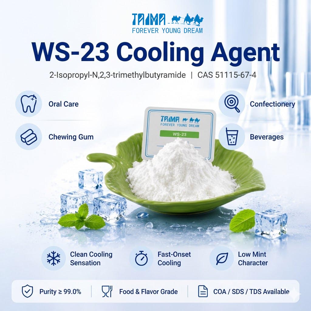 2-Isopropyl-N,2,3-trimethylbutyramide WS-23 Cooling Agent